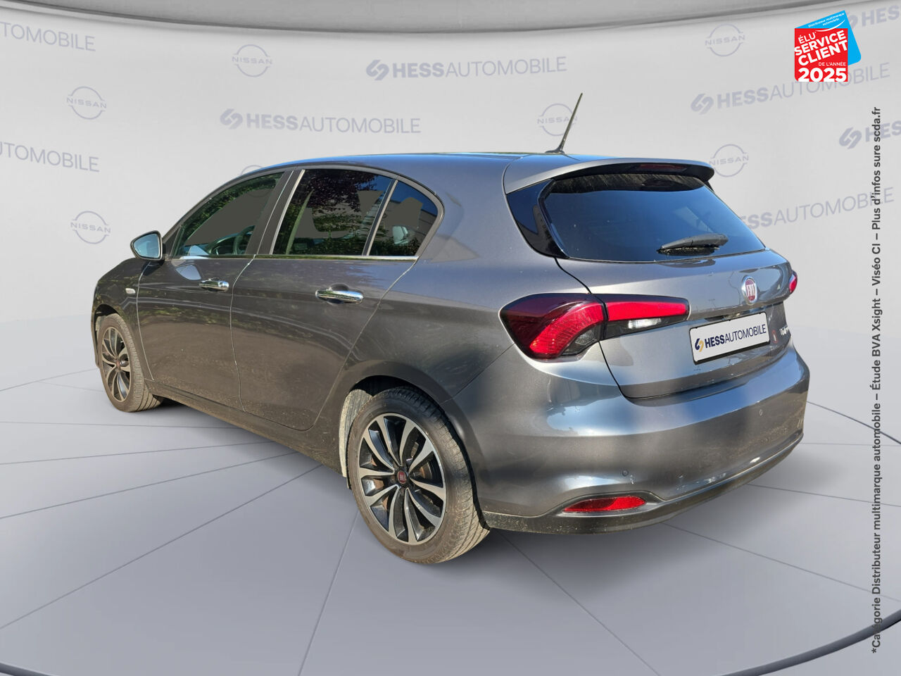 Véhicule d'occasion FIAT TIPO 1.4 95CH S/S LOUNGE MY19 5P CAMERA GPS chez Hyundai Chalons