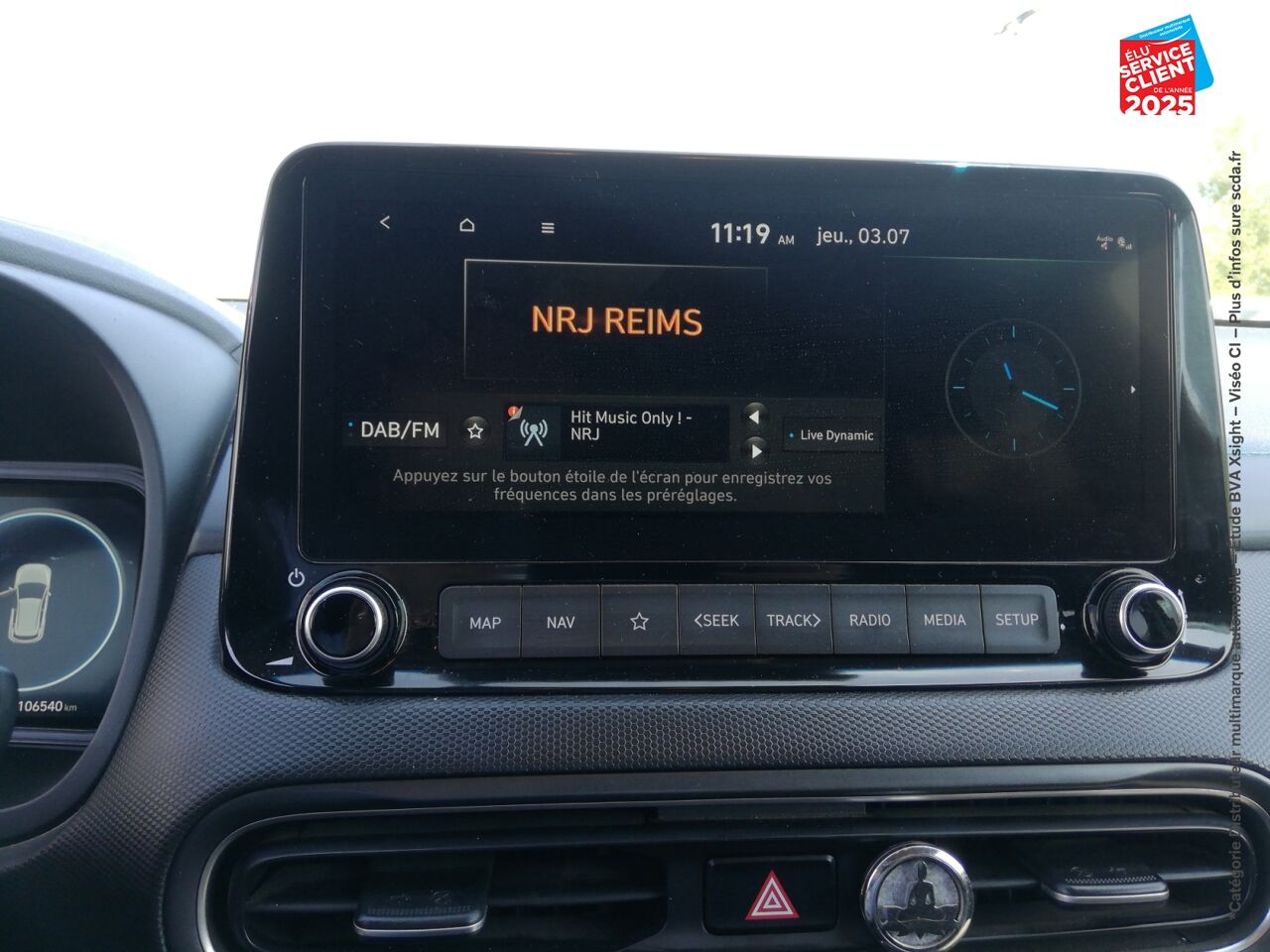Véhicule d'occasion HYUNDAI KONA 1.6 CRDI 136CH HYBRID 48V CREATIVE chez Hyundai Chalons