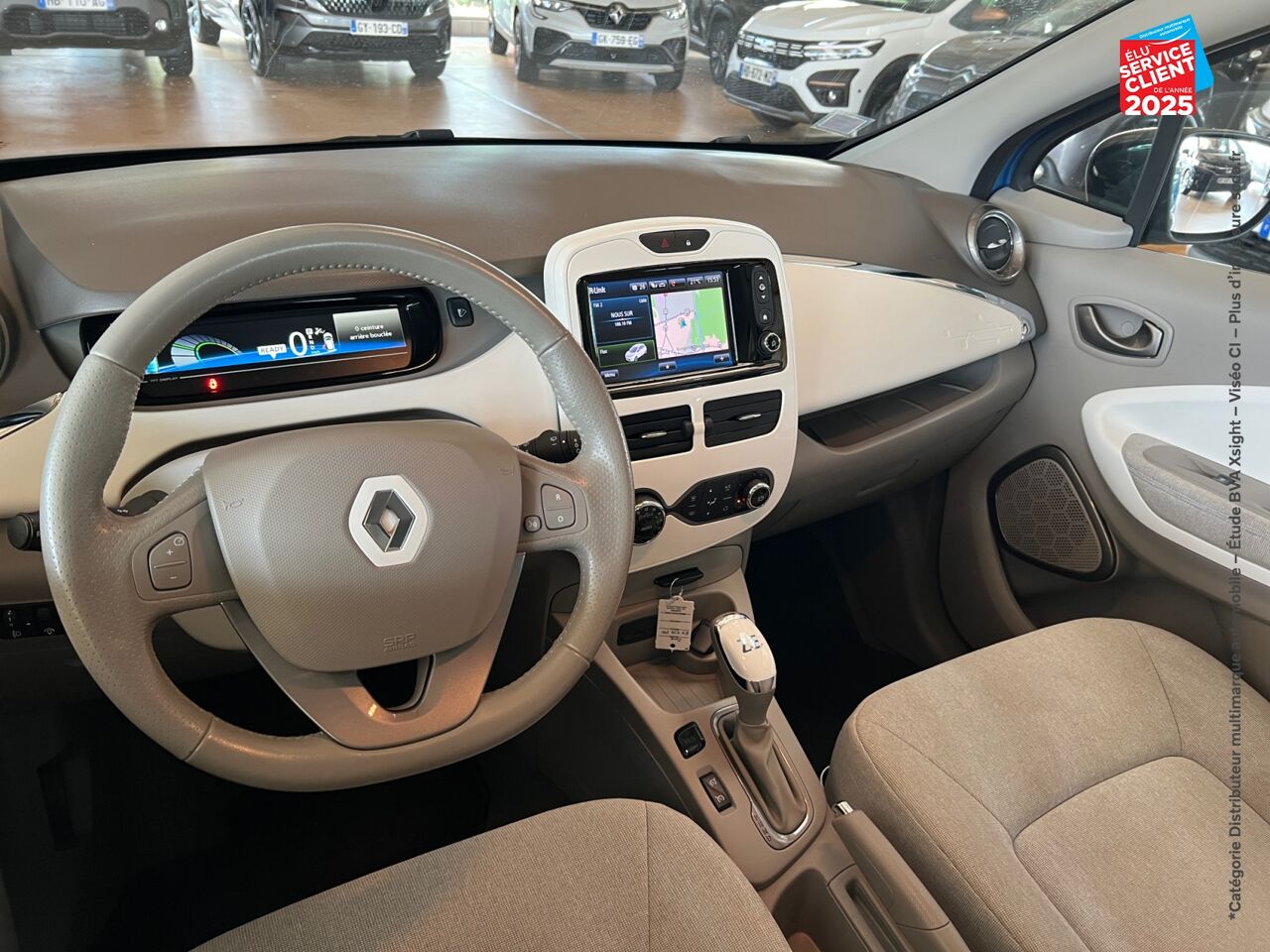 Véhicule d'occasion RENAULT ZOE ZEN CHARGE NORMALE R90 MY18 GPS chez Renault Saint-Louis