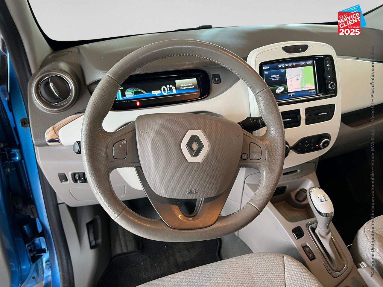 Véhicule d'occasion RENAULT ZOE ZEN CHARGE NORMALE R90 MY18 GPS chez Renault Saint-Louis