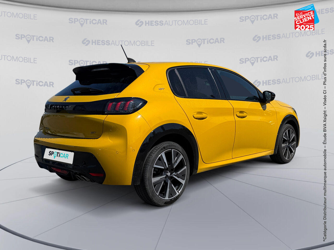 Véhicule d'occasion PEUGEOT 208 1.2 PURETECH 130CH S/S GT EAT8 TPANO GPS CAMERA CARPLAY chez Toyota Thionville