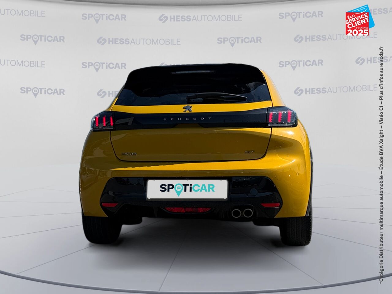 Véhicule d'occasion PEUGEOT 208 1.2 PURETECH 130CH S/S GT EAT8 TPANO GPS CAMERA CARPLAY chez Toyota Thionville