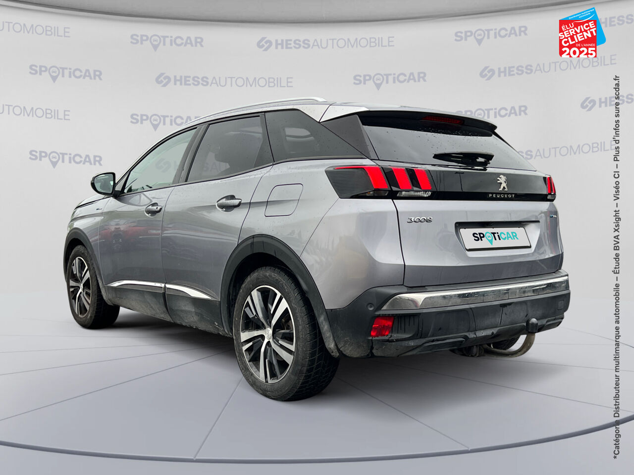 Véhicule d'occasion PEUGEOT 3008 HYBRID 225CH ALLURE BUSINESS E-EAT8 10CV chez Renault Saint-Louis