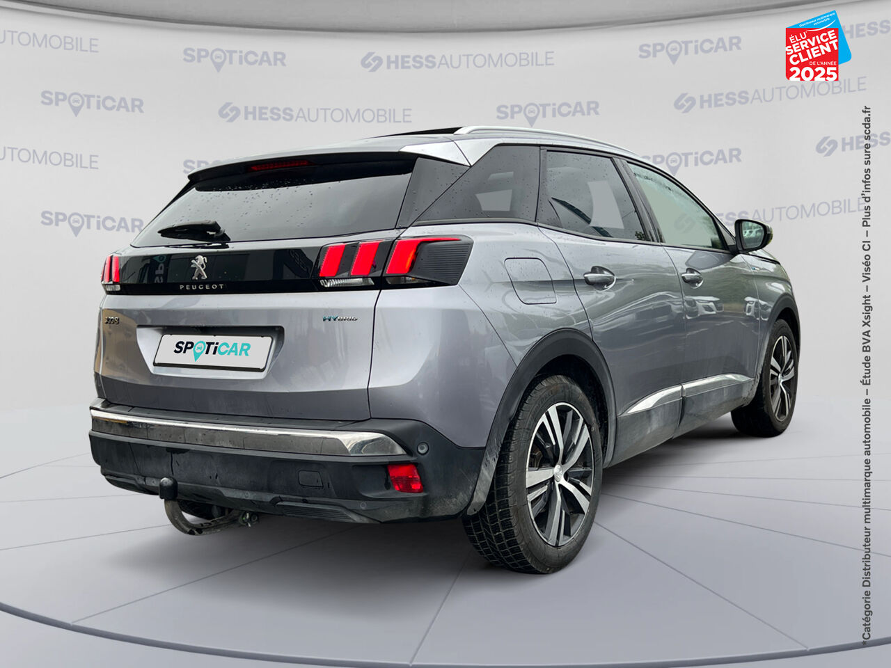 Véhicule d'occasion PEUGEOT 3008 HYBRID 225CH ALLURE BUSINESS E-EAT8 10CV chez Renault Saint-Louis