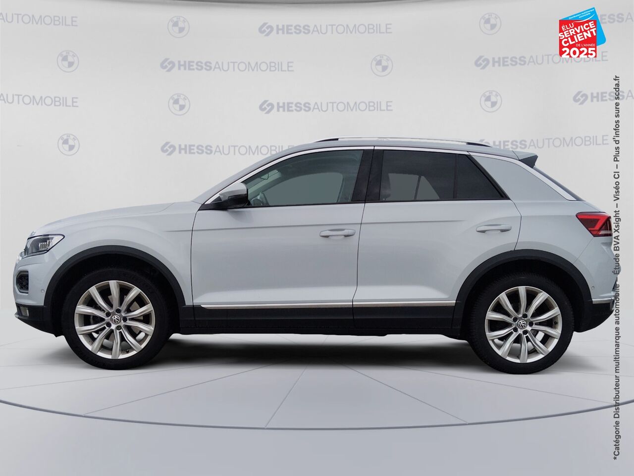 Véhicule d'occasion VOLKSWAGEN T-ROC 2.0 TSI 190CH CARAT EXCLUSIVE 4MOTION DSG7 TOUVRANT SIEGES CHAUF CAMERA chez Hyundai Mulhouse