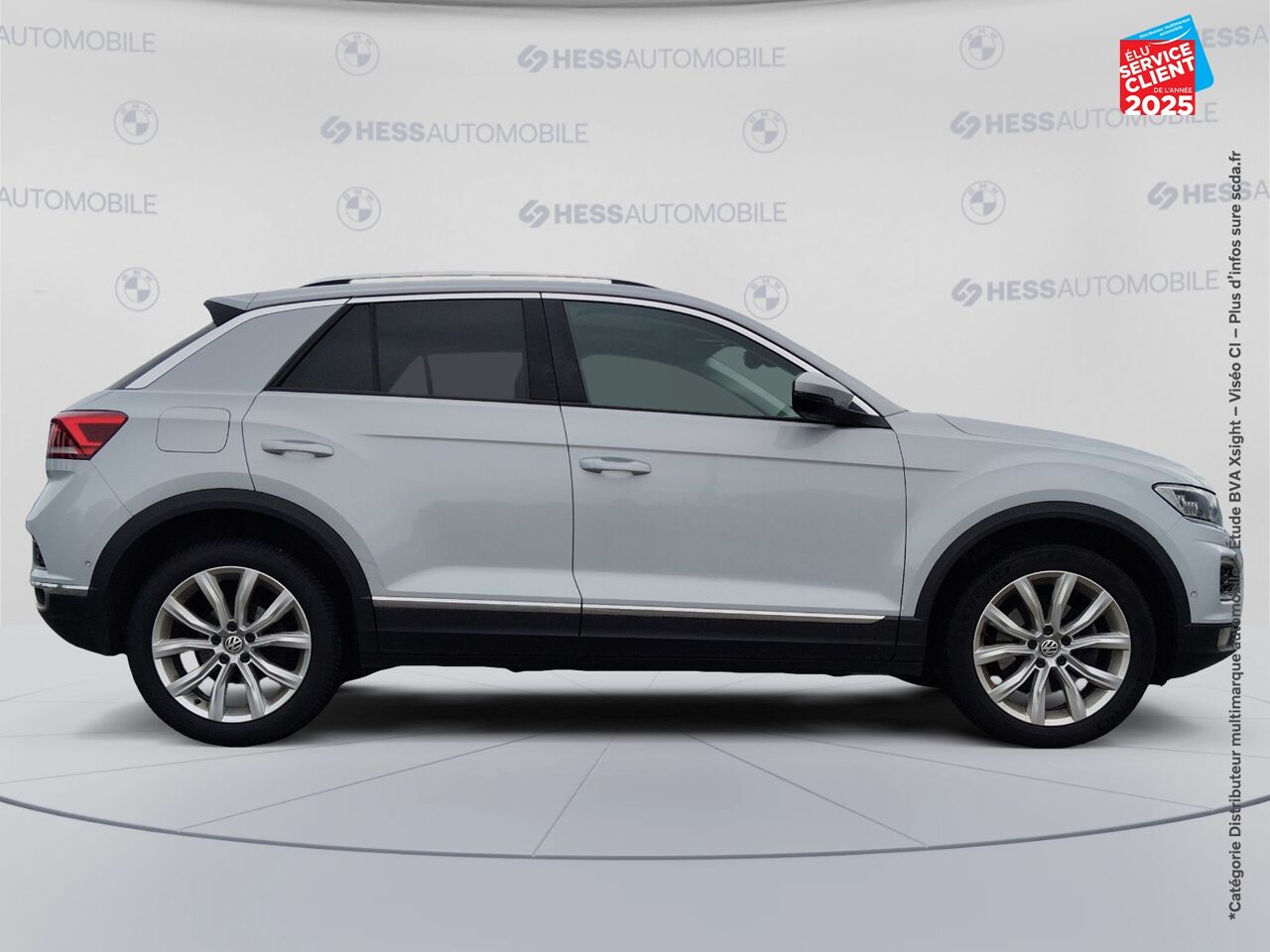 Véhicule d'occasion VOLKSWAGEN T-ROC 2.0 TSI 190CH CARAT EXCLUSIVE 4MOTION DSG7 TOUVRANT SIEGES CHAUF CAMERA chez Hyundai Mulhouse