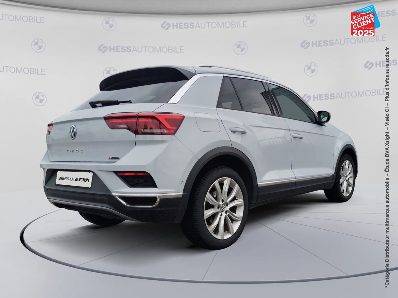 Véhicule d'occasion VOLKSWAGEN T-ROC 2.0 TSI 190CH CARAT EXCLUSIVE 4MOTION DSG7 TOUVRANT SIEGES CHAUF CAMERA chez Hyundai Mulhouse
