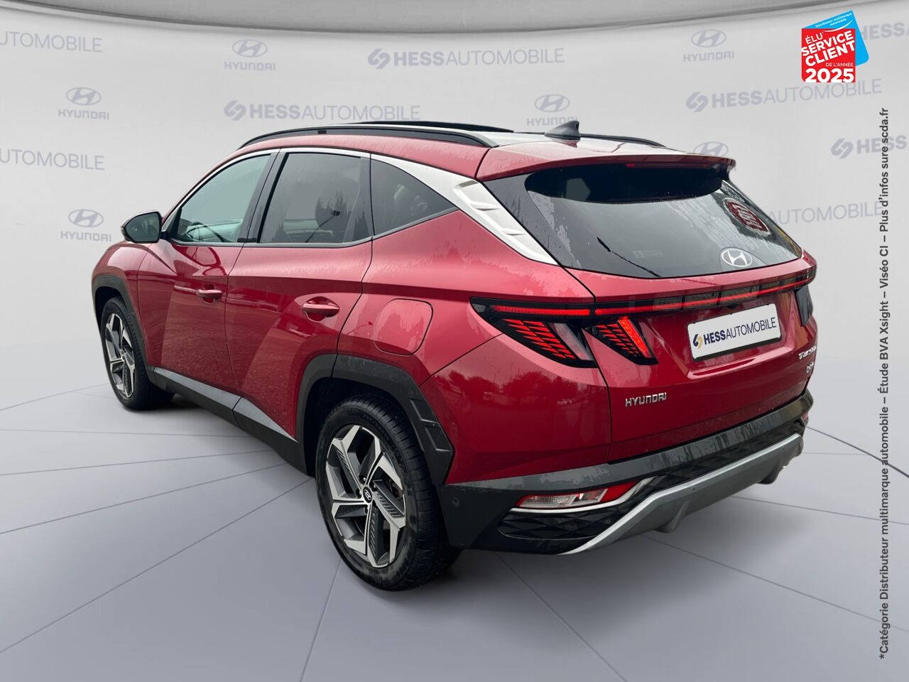 Véhicule d'occasion HYUNDAI TUCSON 1.6 T-GDI 230CH HYBRID EXECUTIVE BVA6 SIEGES CHAUF/VENTIL/CUIR VOLANT CHAUF GPS chez Hyundai Reims