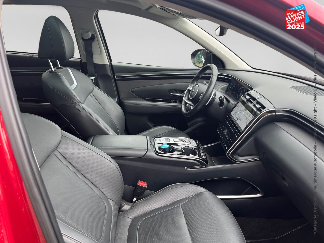 Véhicule d'occasion HYUNDAI TUCSON 1.6 T-GDI 230CH HYBRID EXECUTIVE BVA6 SIEGES CHAUF/VENTIL/CUIR VOLANT CHAUF GPS chez Hyundai Reims