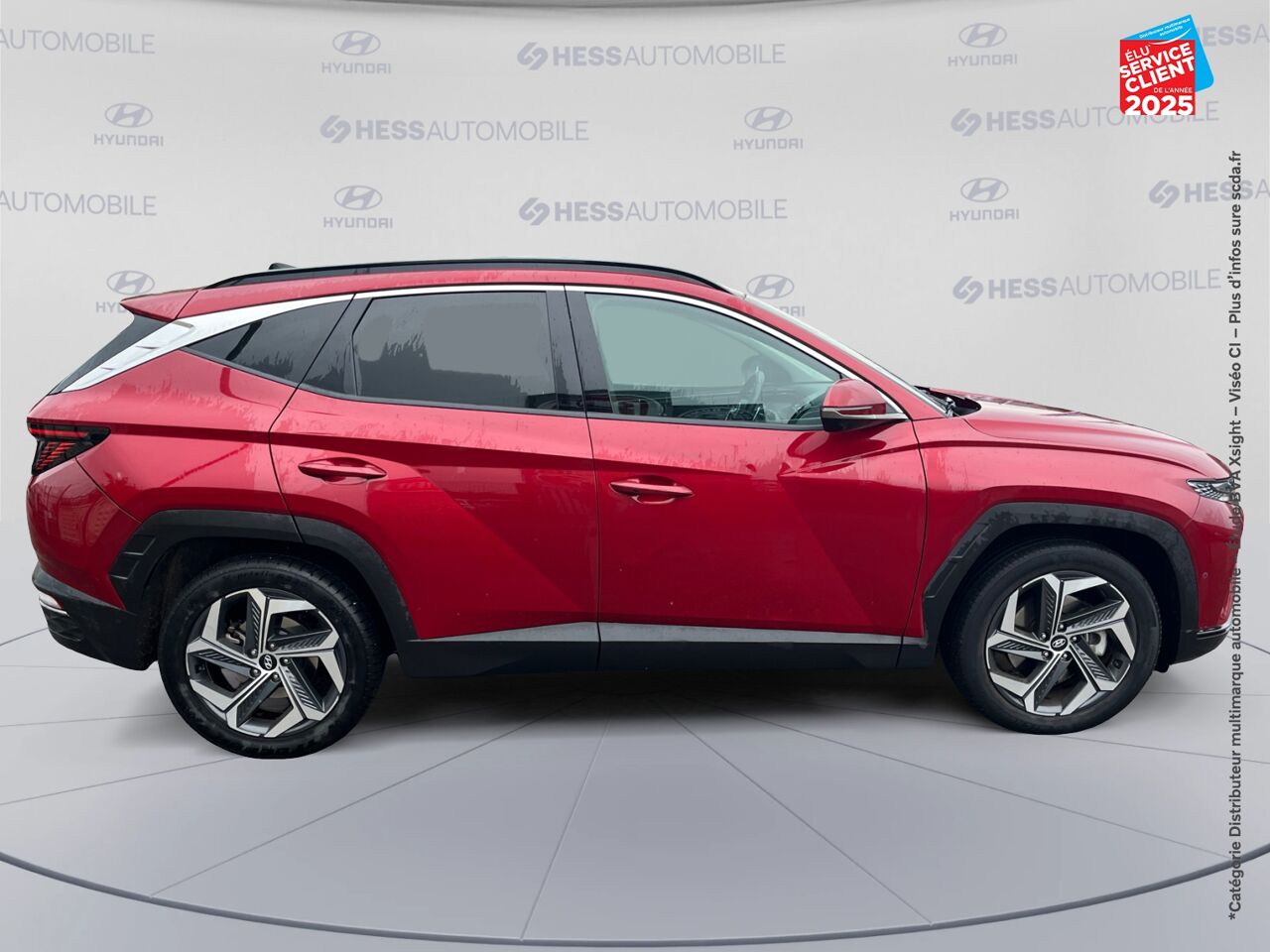 Véhicule d'occasion HYUNDAI TUCSON 1.6 T-GDI 230CH HYBRID EXECUTIVE BVA6 SIEGES CHAUF/VENTIL/CUIR VOLANT CHAUF GPS chez Hyundai Reims