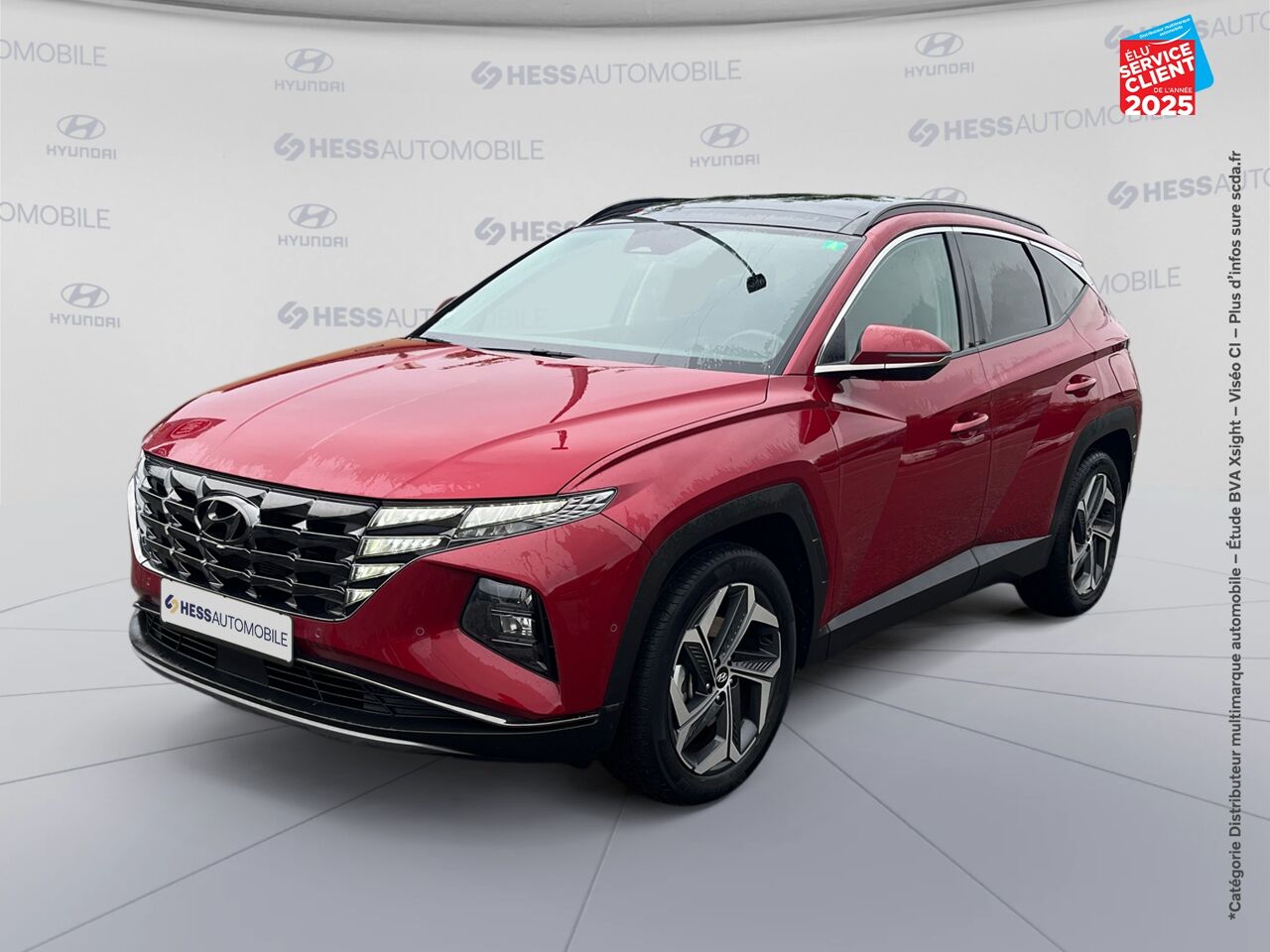Véhicule d'occasion HYUNDAI TUCSON 1.6 T-GDI 230CH HYBRID EXECUTIVE BVA6 SIEGES CHAUF/VENTIL/CUIR VOLANT CHAUF GPS chez Hyundai Reims