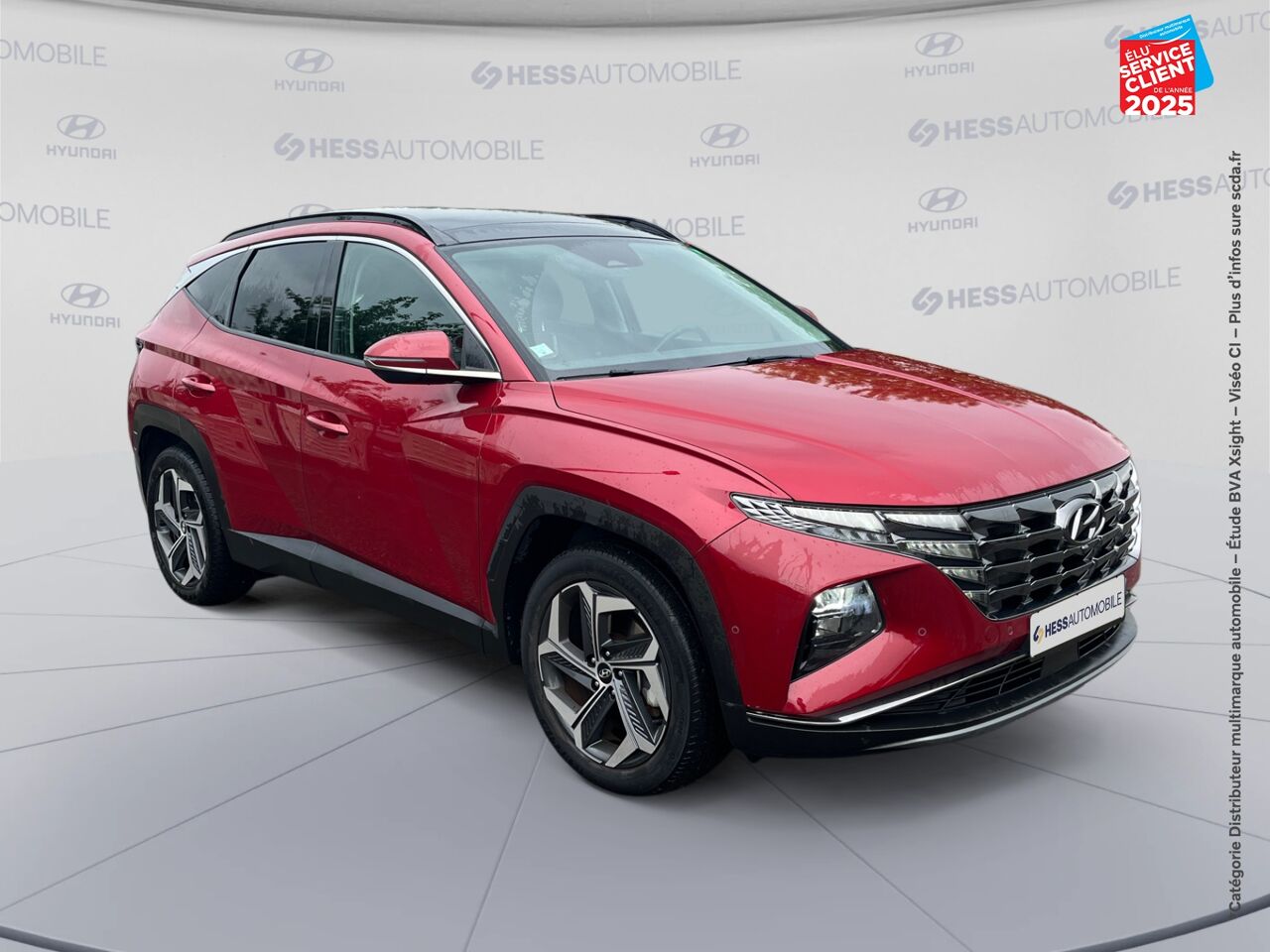 Véhicule d'occasion HYUNDAI TUCSON 1.6 T-GDI 230CH HYBRID EXECUTIVE BVA6 SIEGES CHAUF/VENTIL/CUIR VOLANT CHAUF GPS chez Hyundai Reims