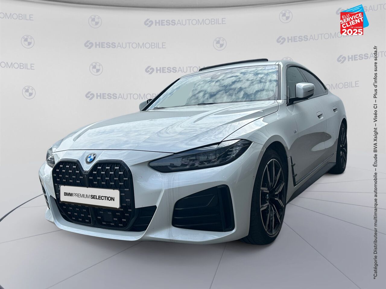 Véhicule d'occasion BMW SERIE 4 GRAN COUPE 420DA XDRIVE 190CH M SPORT TOUVRANT SIEGE CHAUF CAMERA GPS chez BMW Belfort