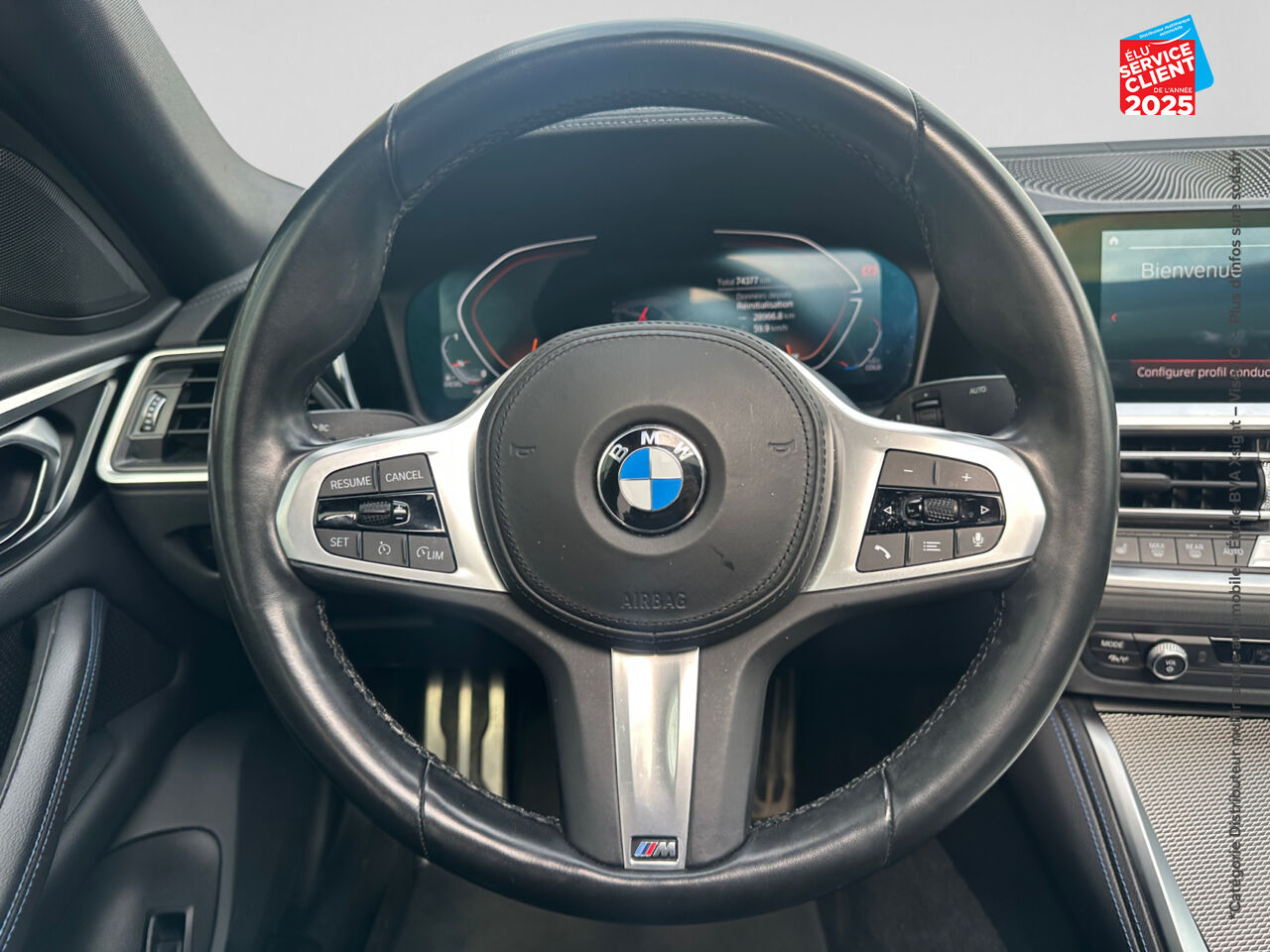 Véhicule d'occasion BMW SERIE 4 GRAN COUPE 420DA XDRIVE 190CH M SPORT TOUVRANT SIEGE CHAUF CAMERA GPS chez BMW Belfort