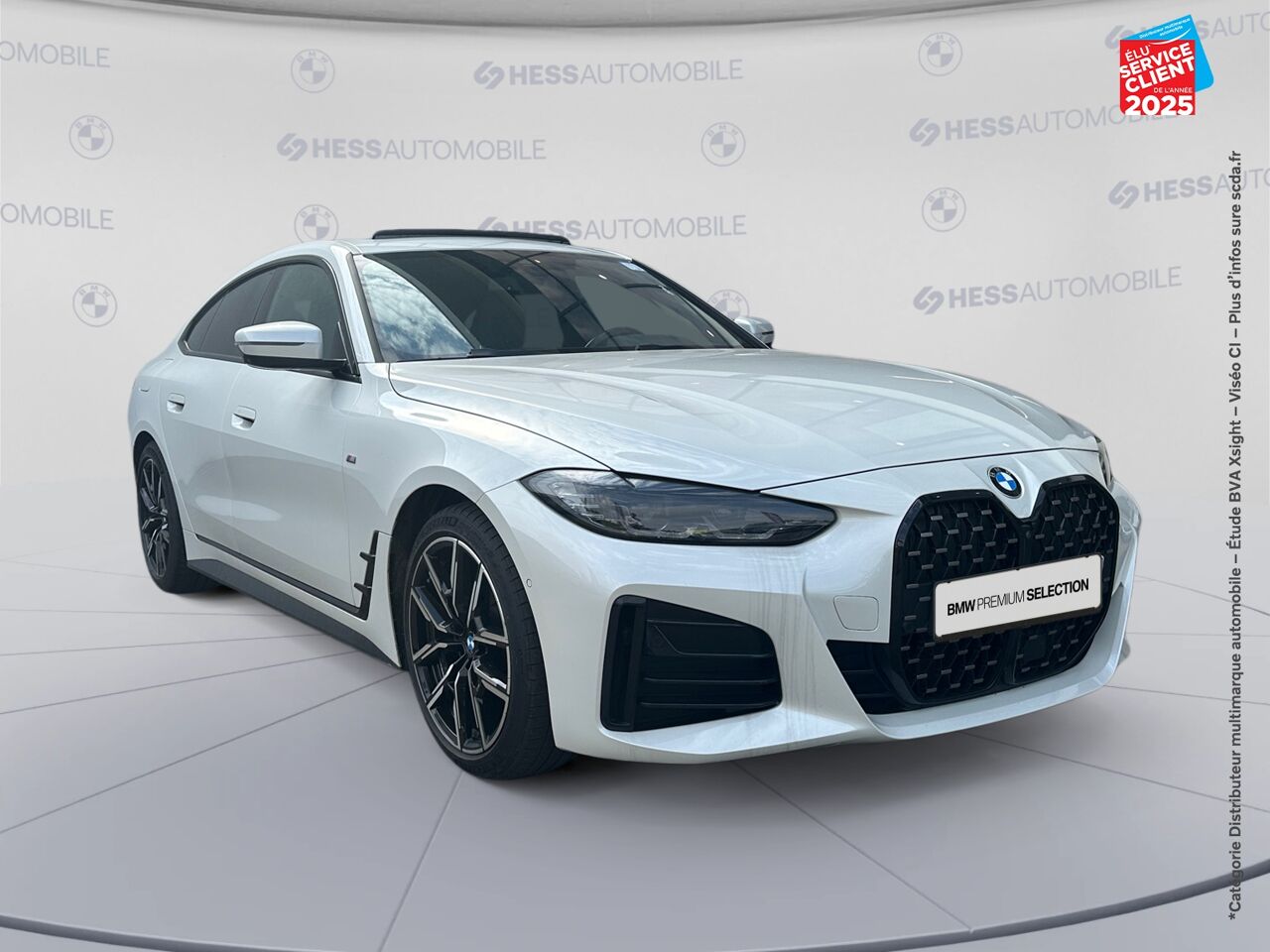 Véhicule d'occasion BMW SERIE 4 GRAN COUPE 420DA XDRIVE 190CH M SPORT TOUVRANT SIEGE CHAUF CAMERA GPS chez BMW Belfort