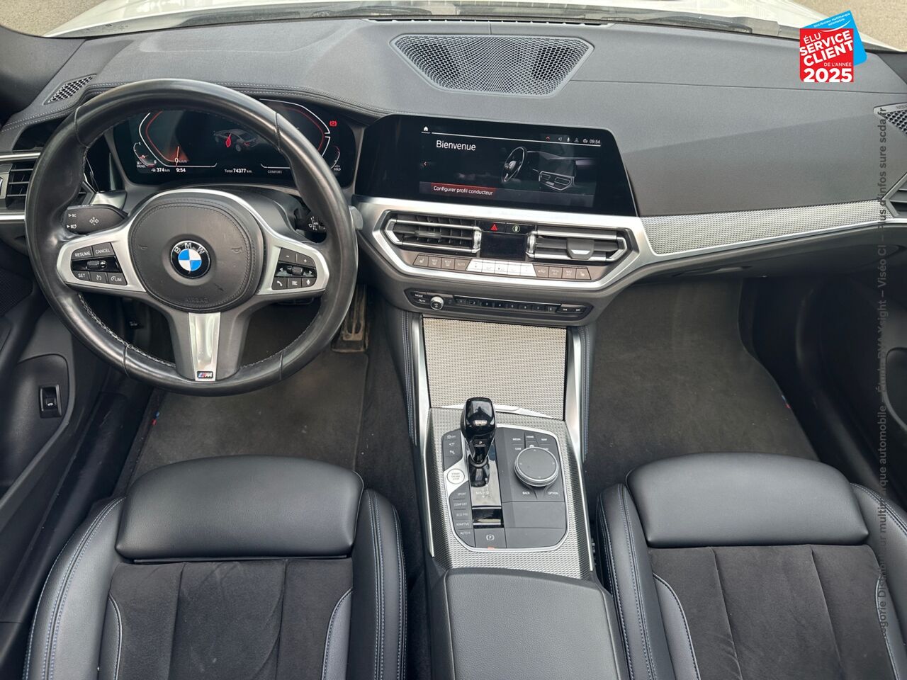 Véhicule d'occasion BMW SERIE 4 GRAN COUPE 420DA XDRIVE 190CH M SPORT TOUVRANT SIEGE CHAUF CAMERA GPS chez BMW Belfort