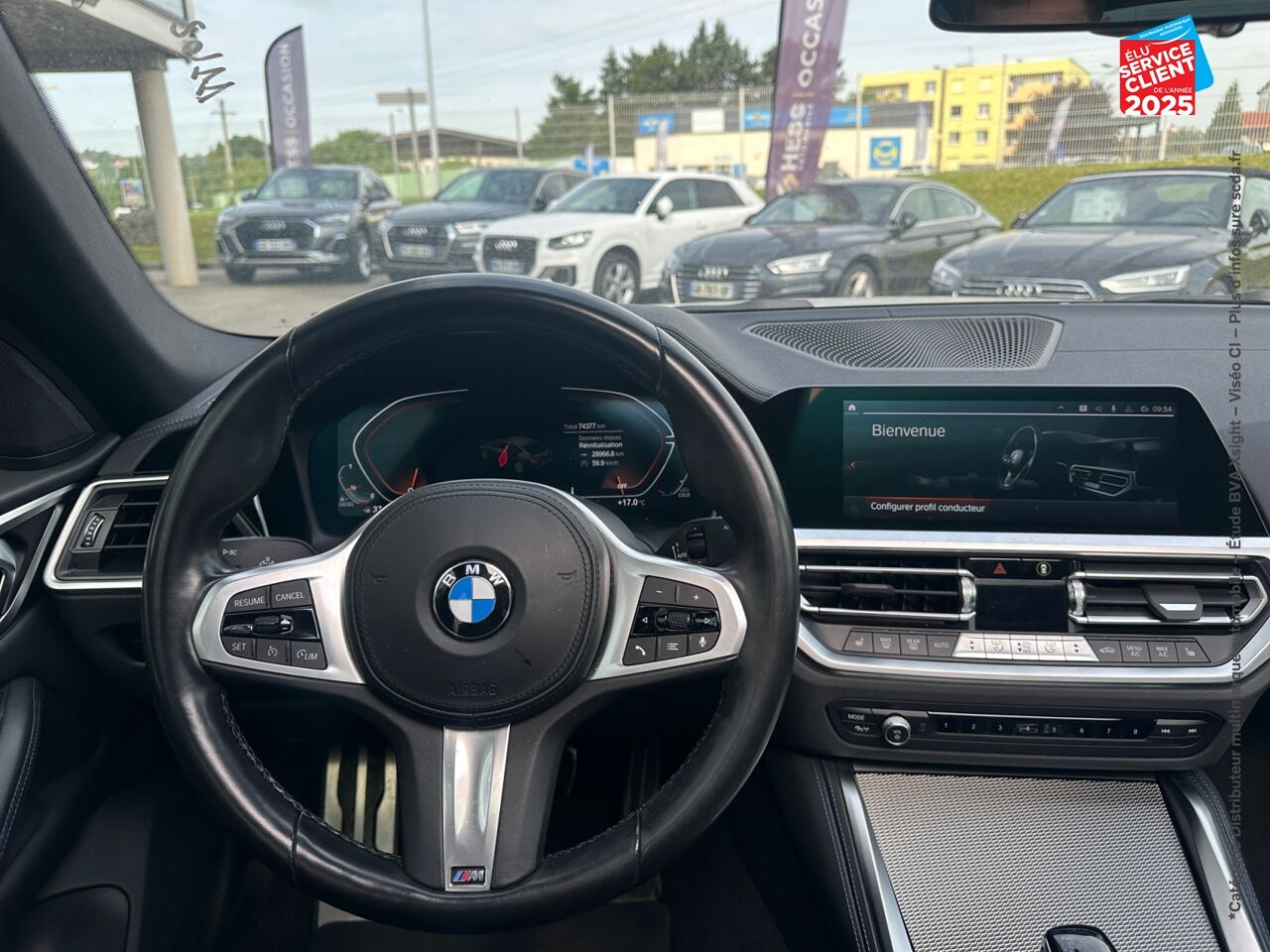 Véhicule d'occasion BMW SERIE 4 GRAN COUPE 420DA XDRIVE 190CH M SPORT TOUVRANT SIEGE CHAUF CAMERA GPS chez BMW Belfort
