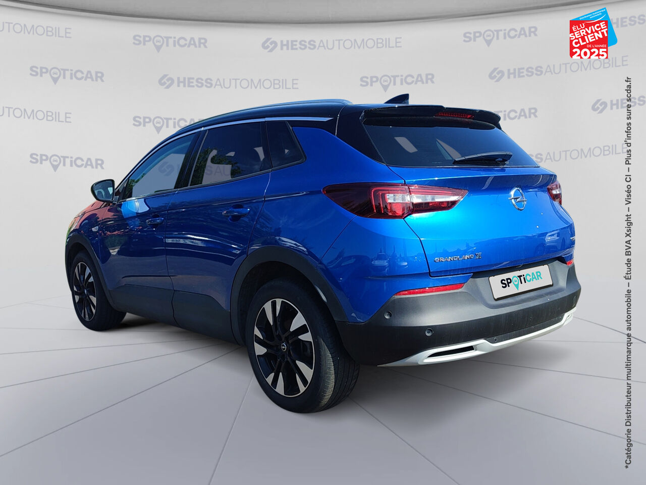 Véhicule d'occasion OPEL GRANDLAND X 1.2 TURBO 130CH DESIGN LINE GPS CAMERA chez Toyota Saint Dizier