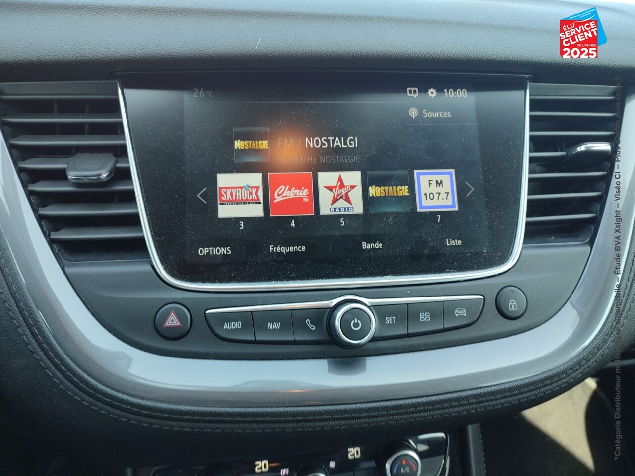 Véhicule d'occasion OPEL GRANDLAND X 1.2 TURBO 130CH DESIGN LINE GPS CAMERA chez Toyota Saint Dizier