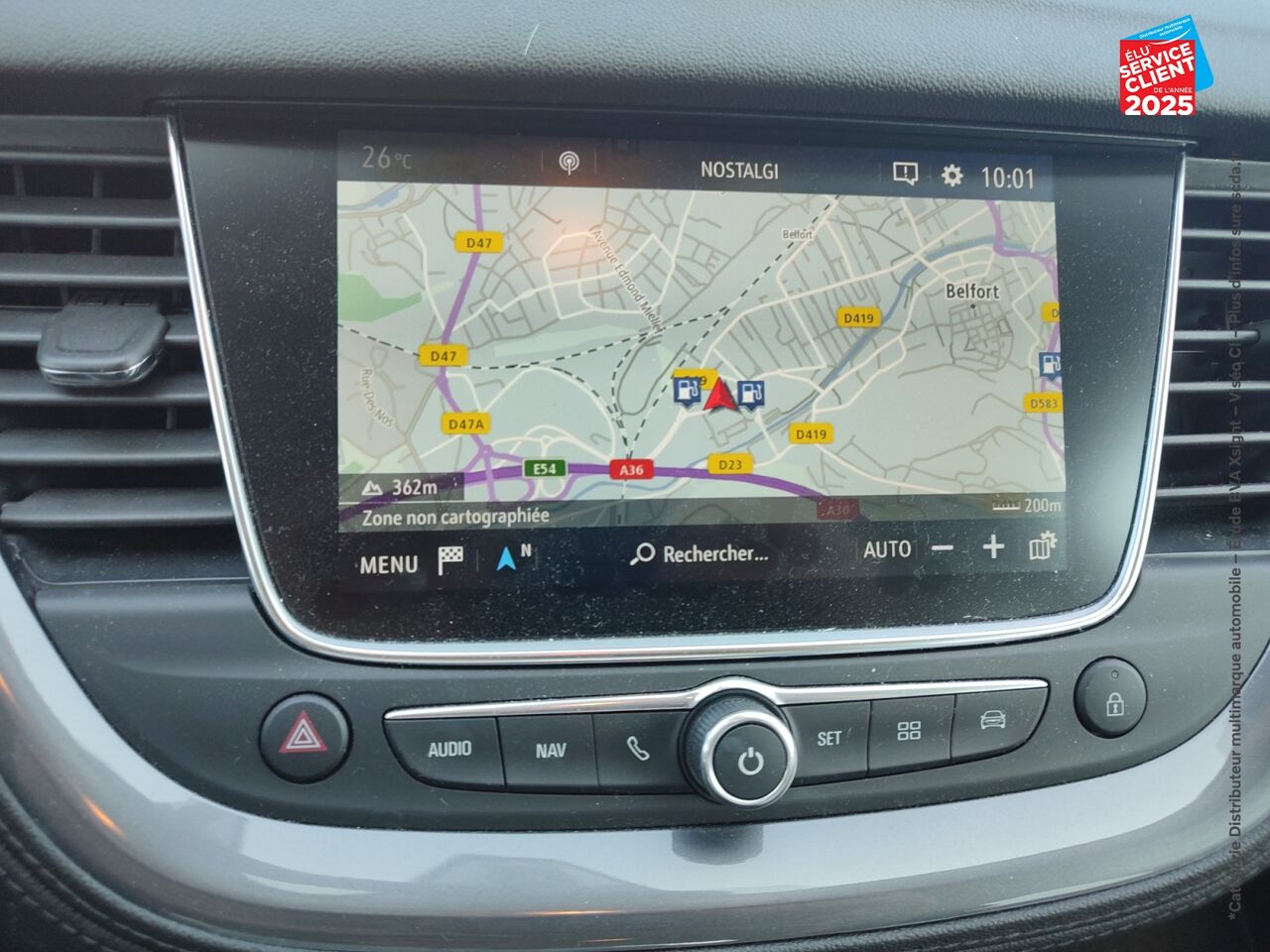 Véhicule d'occasion OPEL GRANDLAND X 1.2 TURBO 130CH DESIGN LINE GPS CAMERA chez Toyota Saint Dizier