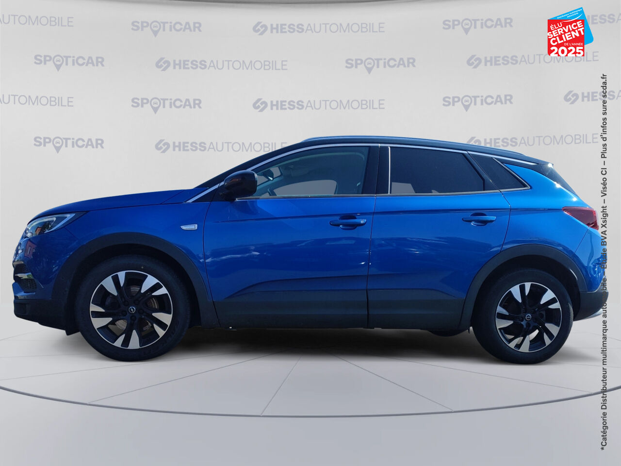 Véhicule d'occasion OPEL GRANDLAND X 1.2 TURBO 130CH DESIGN LINE GPS CAMERA chez Toyota Saint Dizier