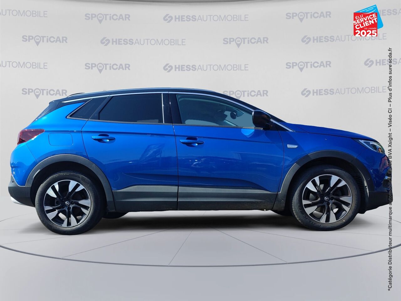 Véhicule d'occasion OPEL GRANDLAND X 1.2 TURBO 130CH DESIGN LINE GPS CAMERA chez Toyota Saint Dizier