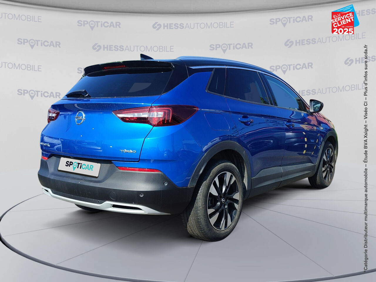 Véhicule d'occasion OPEL GRANDLAND X 1.2 TURBO 130CH DESIGN LINE GPS CAMERA chez Toyota Saint Dizier