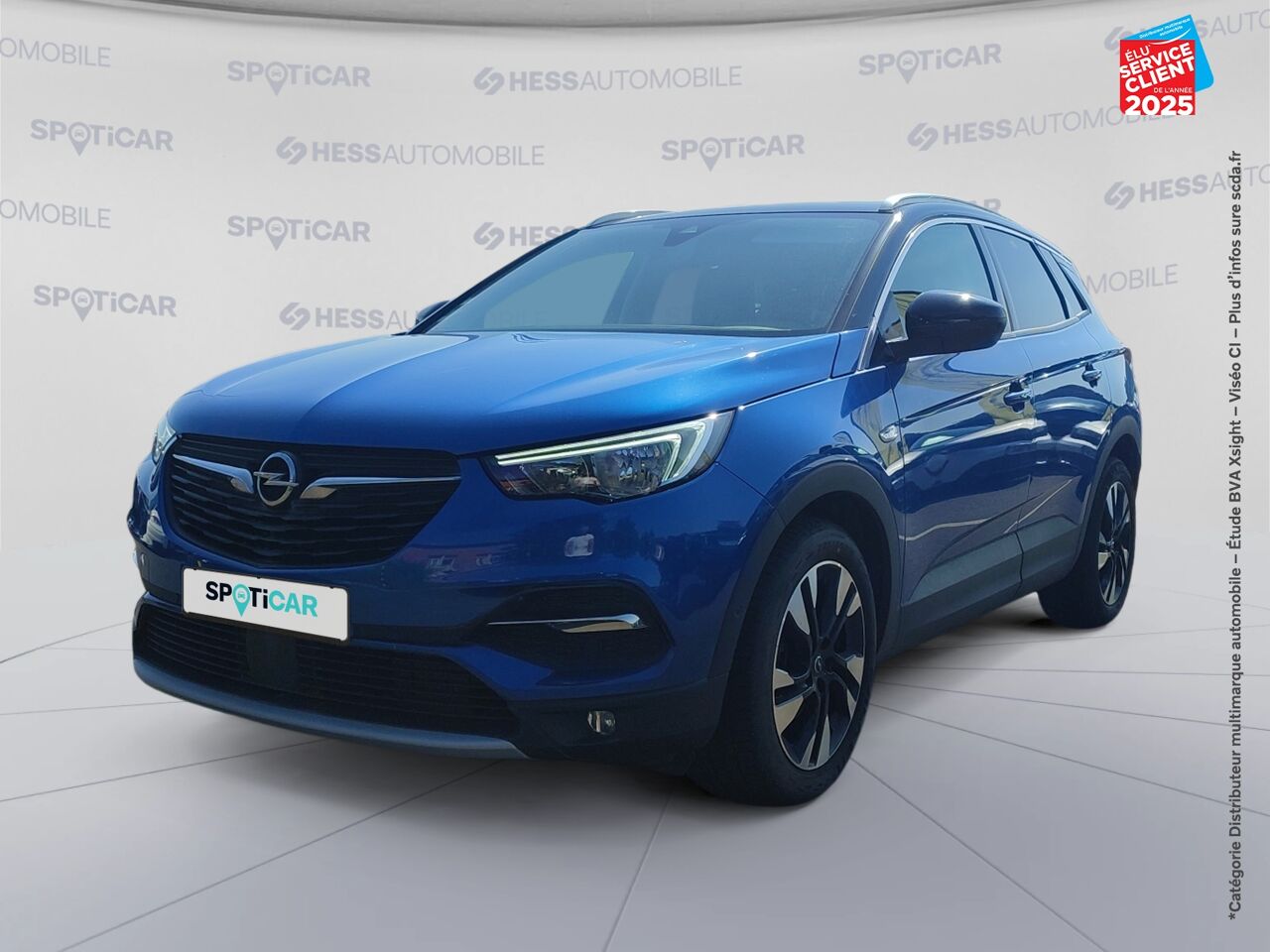 Véhicule d'occasion OPEL GRANDLAND X 1.2 TURBO 130CH DESIGN LINE GPS CAMERA chez Toyota Saint Dizier