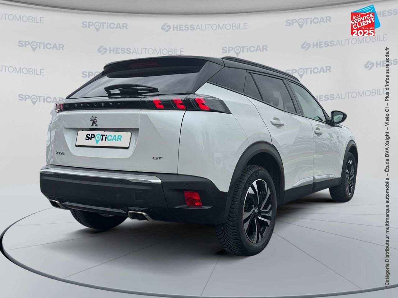 Véhicule d'occasion PEUGEOT 2008 1.2 PURETECH 130CH S/S GT EAT8 GPS CAMERA CARPLAY chez HESS Automobile