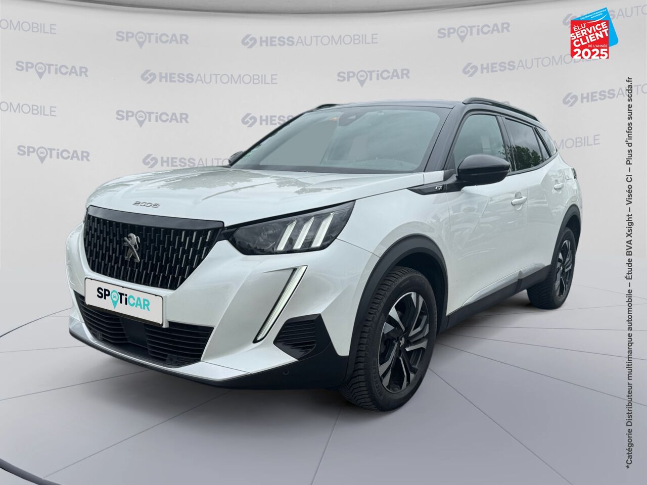 Véhicule d'occasion PEUGEOT 2008 1.2 PURETECH 130CH S/S GT EAT8 GPS CAMERA CARPLAY chez HESS Automobile