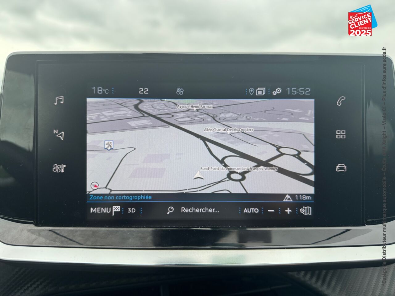 Véhicule d'occasion PEUGEOT 2008 1.2 PURETECH 130CH S/S GT EAT8 GPS CAMERA CARPLAY chez HESS Automobile