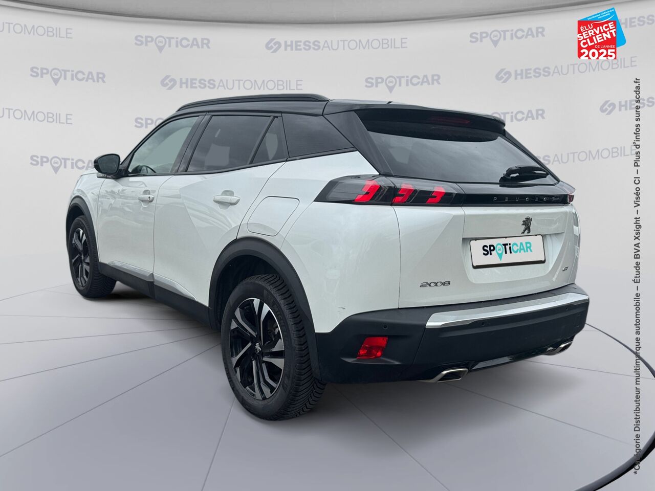 Véhicule d'occasion PEUGEOT 2008 1.2 PURETECH 130CH S/S GT EAT8 GPS CAMERA CARPLAY chez HESS Automobile