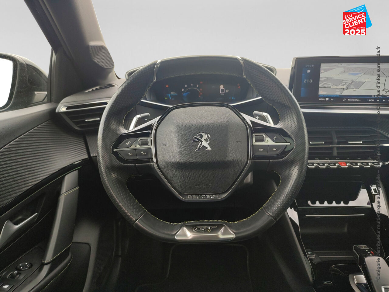 Véhicule d'occasion PEUGEOT 208 1.2 PURETECH 130CH S/S GT LINE EAT8 7CV SIEGES CHAUF/CUIR GPS CAMERA CARPLAY chez Toyota Thionville