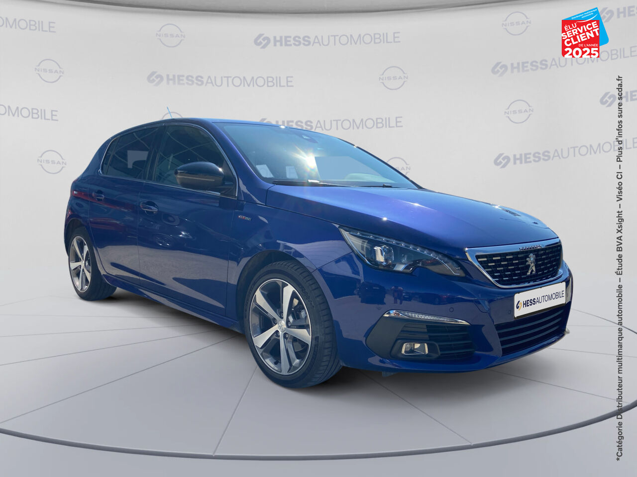 Véhicule d'occasion PEUGEOT 308 1.5 BLUEHDI 130CH SS GT LINE EAT8 chez Hyundai Epernay