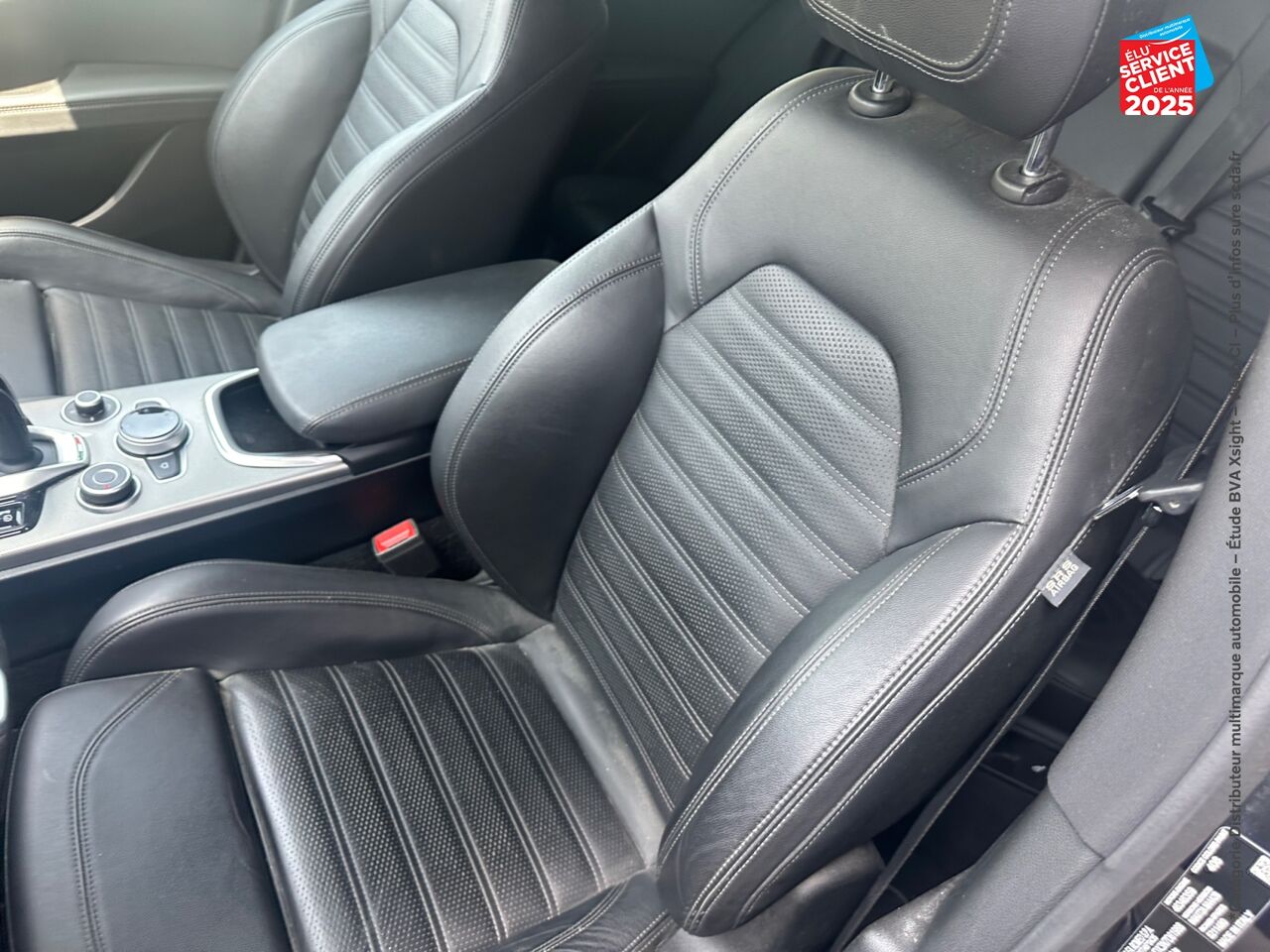 Véhicule d'occasion ALFA ROMEO STELVIO 2.2 DIESEL 210CH VELOCE Q4 AT8 SIEGE CUIR CHAUF VOLANT CHAUF GPS chez Renault Colmar