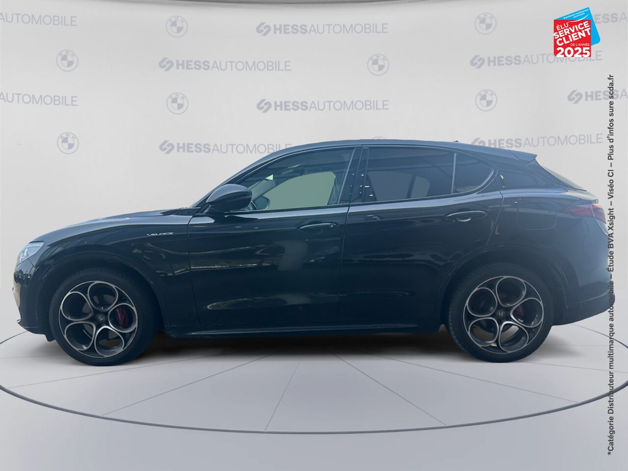 Véhicule d'occasion ALFA ROMEO STELVIO 2.2 DIESEL 210CH VELOCE Q4 AT8 SIEGE CUIR CHAUF VOLANT CHAUF GPS chez Renault Colmar