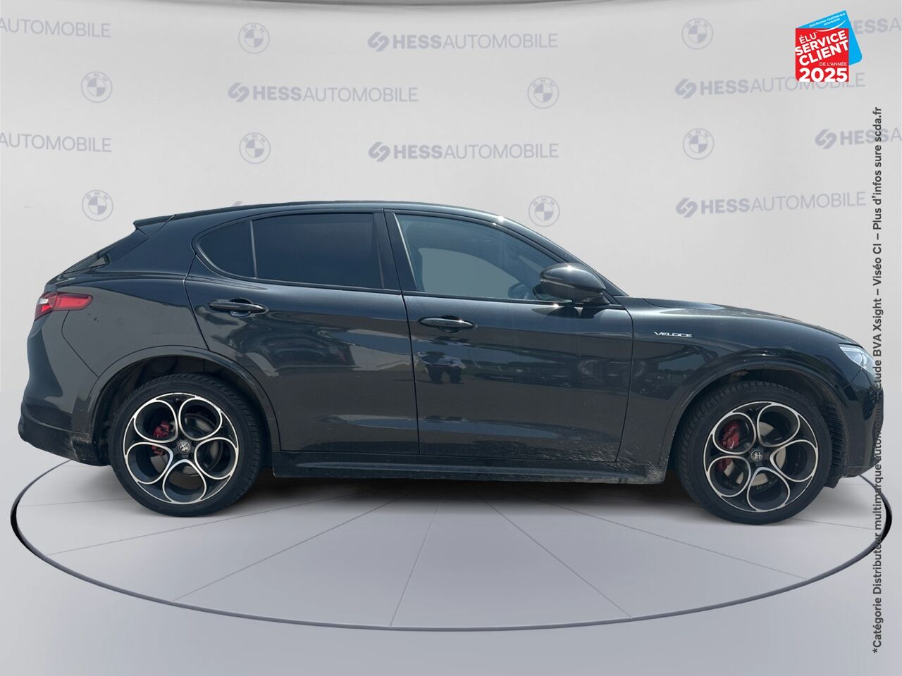 Véhicule d'occasion ALFA ROMEO STELVIO 2.2 DIESEL 210CH VELOCE Q4 AT8 SIEGE CUIR CHAUF VOLANT CHAUF GPS chez Renault Colmar
