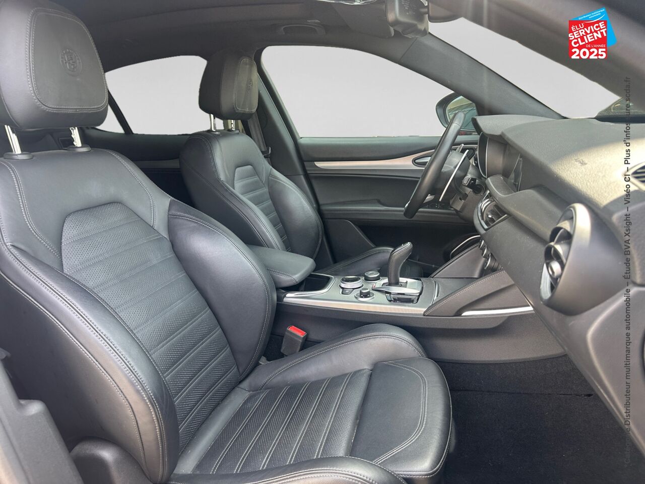 Véhicule d'occasion ALFA ROMEO STELVIO 2.2 DIESEL 210CH VELOCE Q4 AT8 SIEGE CUIR CHAUF VOLANT CHAUF GPS chez Renault Colmar