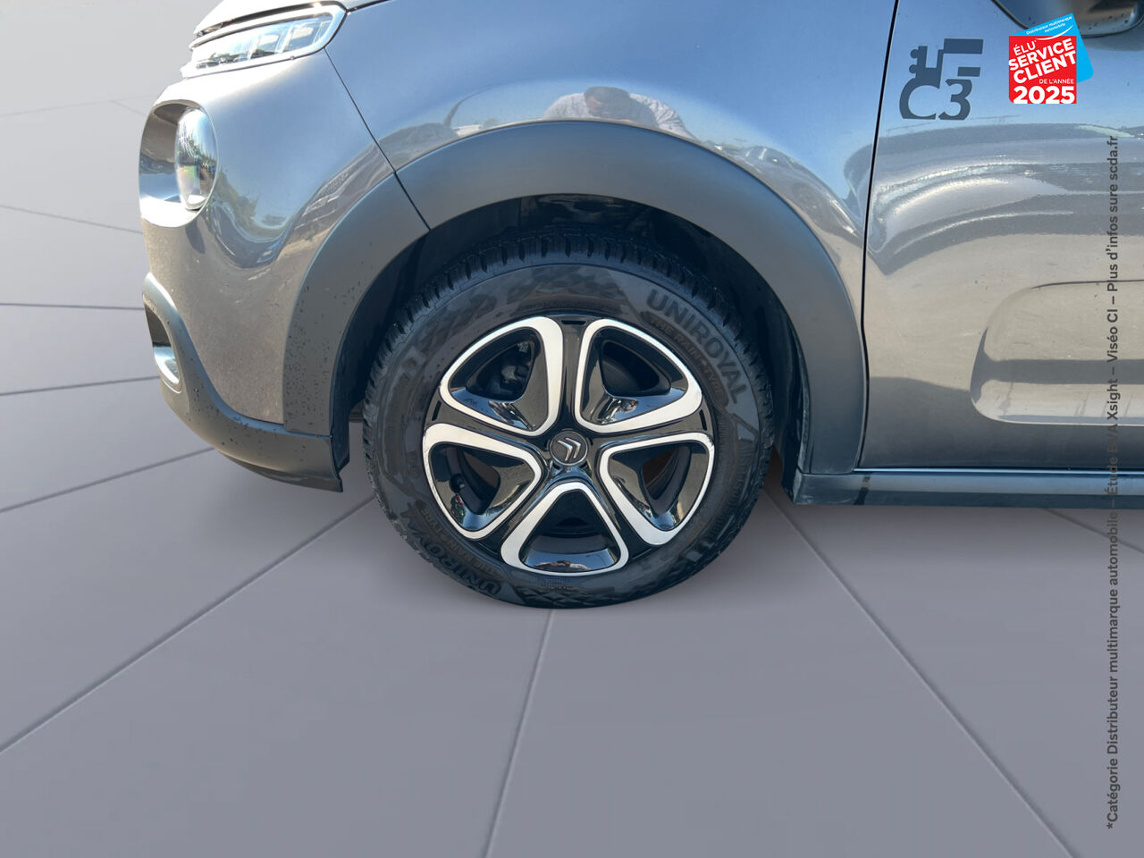Véhicule d'occasion CITROEN C3 PURETECH 82CH GRAPHIC SS E6.D-TEMP chez Hyundai Epernay