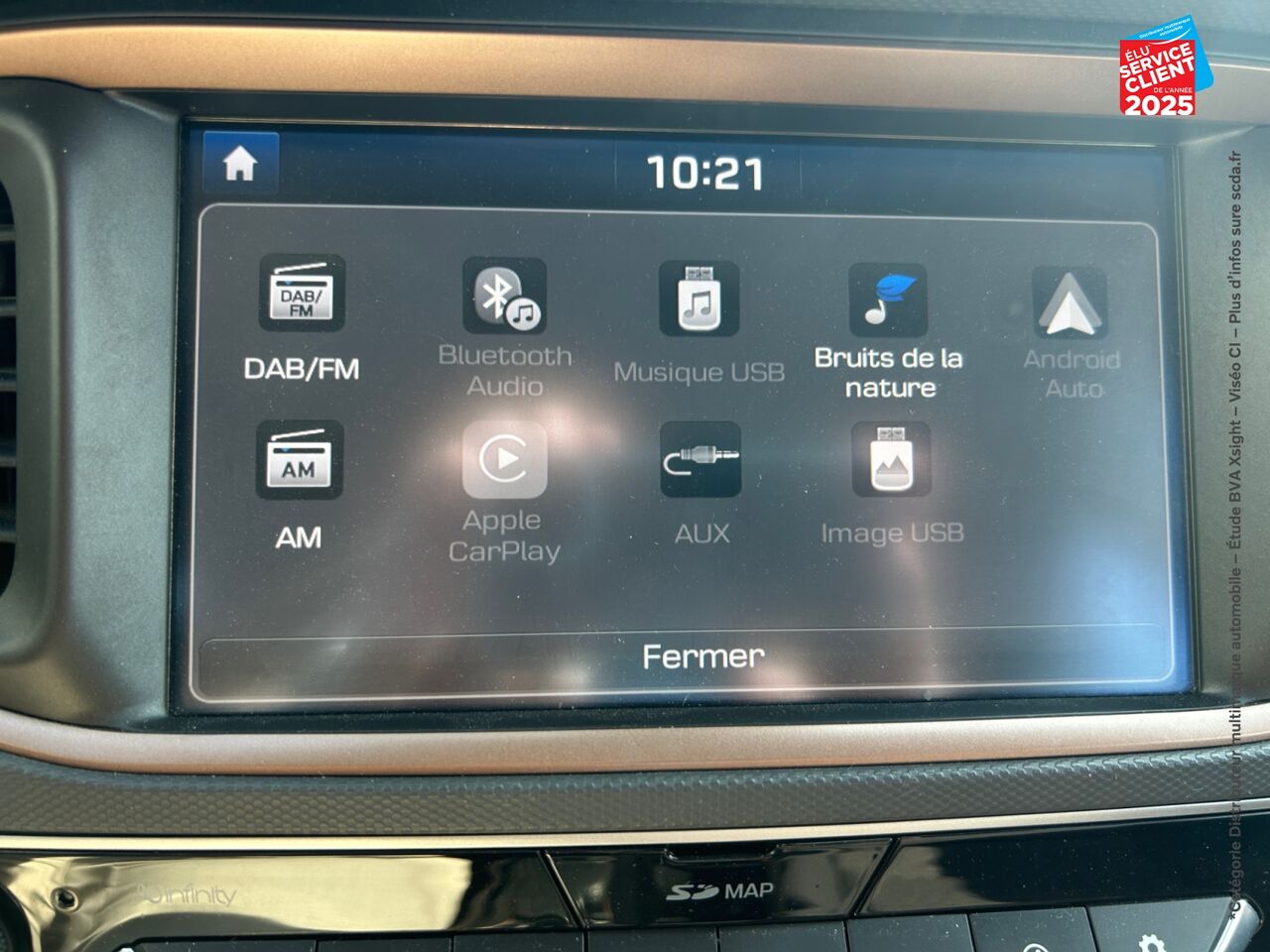 Véhicule d'occasion HYUNDAI IONIQ ELECTRIC 120CH CREATIVE CAMERA GPS chez Toyota Sarreguemines