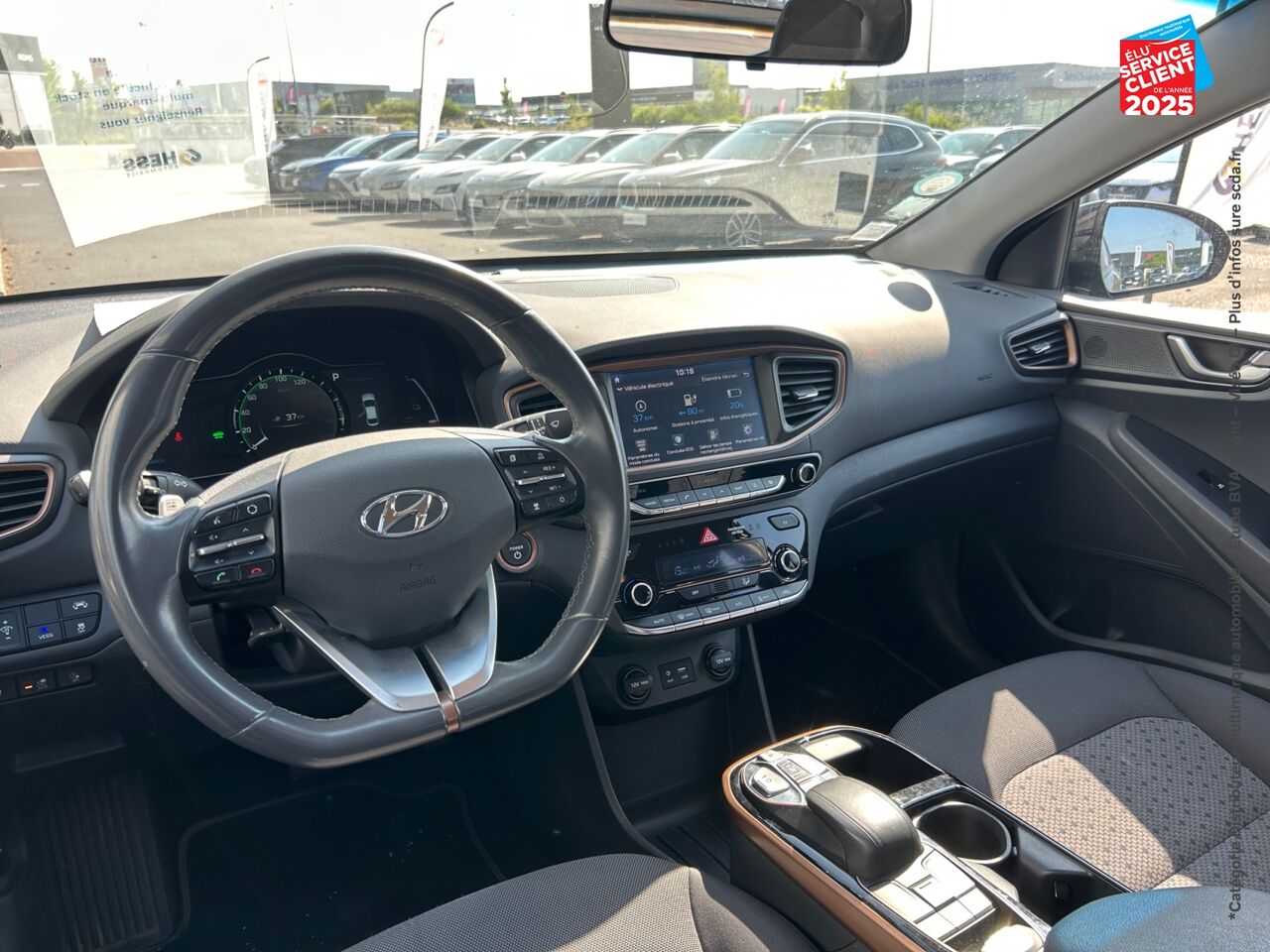 Véhicule d'occasion HYUNDAI IONIQ ELECTRIC 120CH CREATIVE CAMERA GPS chez Toyota Sarreguemines