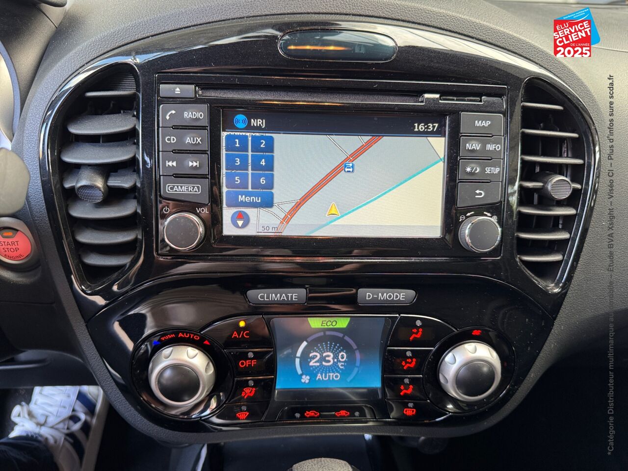 Véhicule d'occasion NISSAN JUKE 1.6L 117CH N-CONNECTA XTRONIC GPS chez Nissan Juke occasion