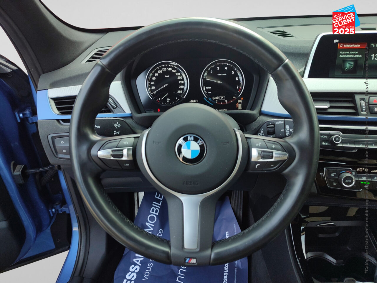 Véhicule d'occasion BMW X1 SDRIVE18IA 140CH M SPORT DKG7 EURO6D-T chez Toyota Verdun