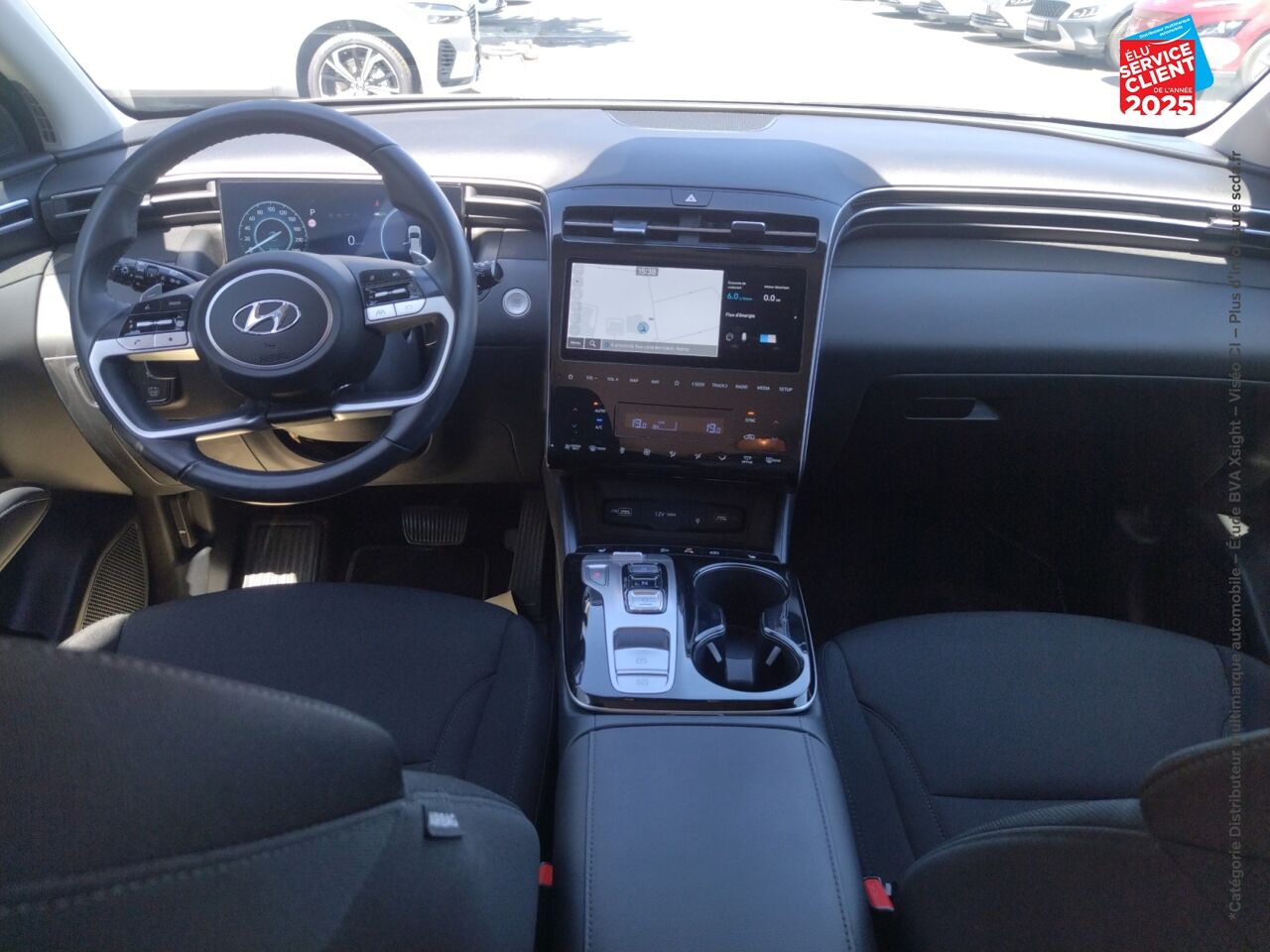Véhicule d'occasion HYUNDAI TUCSON 1.6 T-GDI 230CH HYBRID CREATIVE BVA6 CAMERA GPS chez Renault Colmar