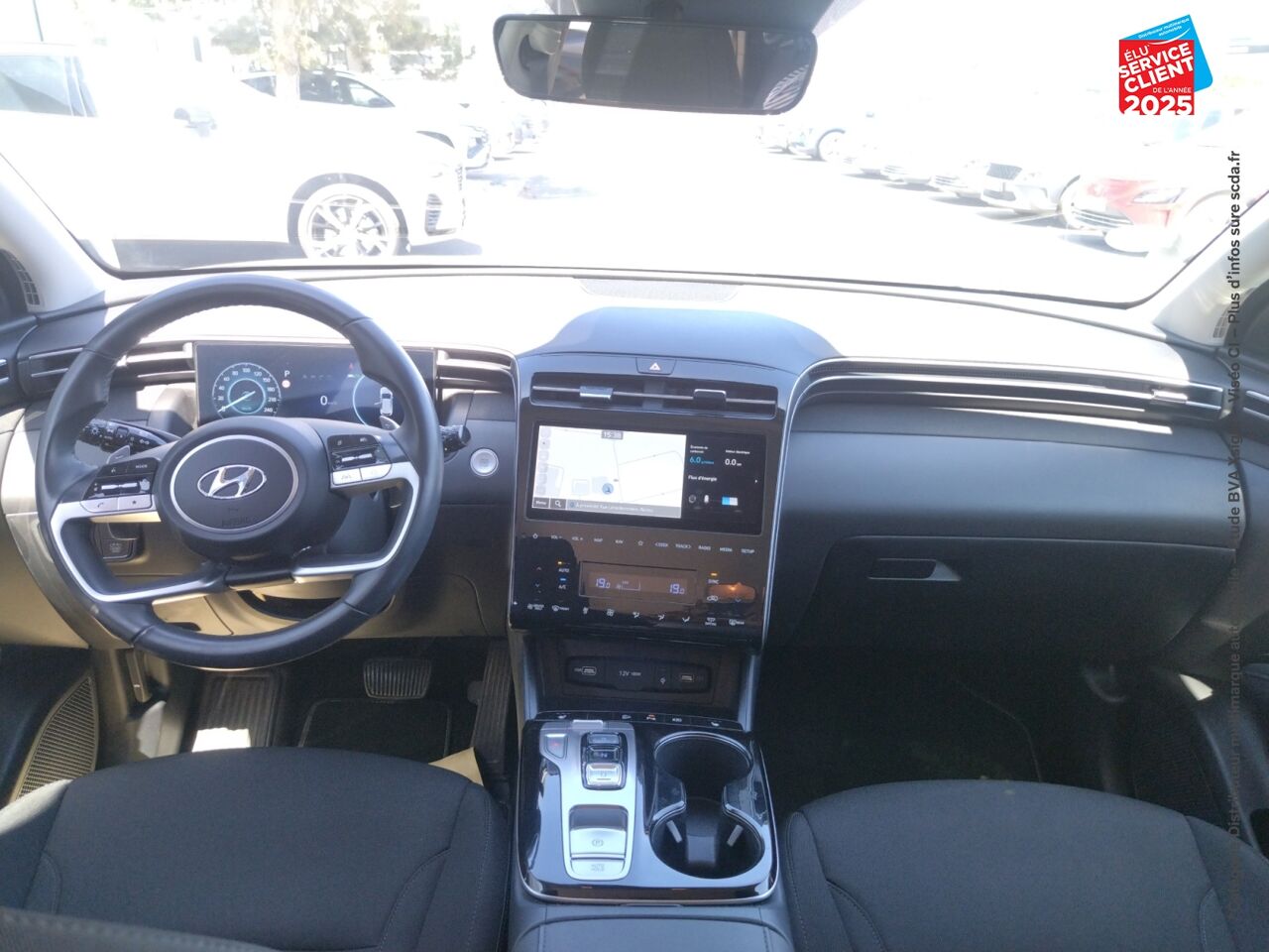 Véhicule d'occasion HYUNDAI TUCSON 1.6 T-GDI 230CH HYBRID CREATIVE BVA6 CAMERA GPS chez Renault Colmar