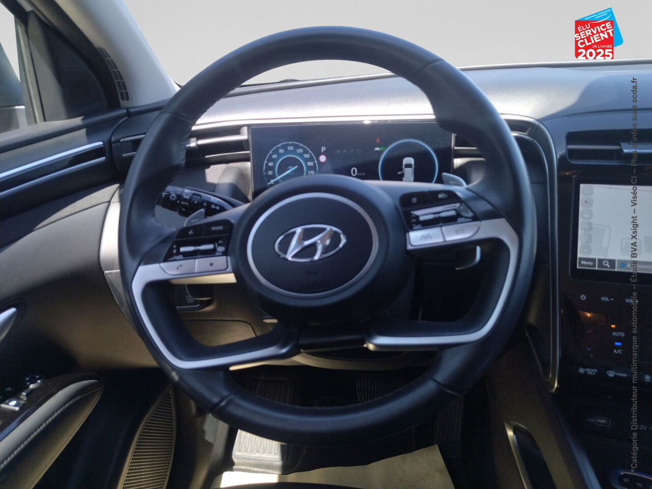 Véhicule d'occasion HYUNDAI TUCSON 1.6 T-GDI 230CH HYBRID CREATIVE BVA6 CAMERA GPS chez Renault Colmar