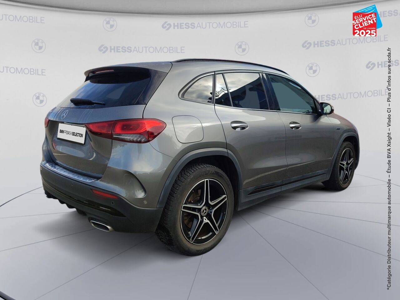 Véhicule d'occasion MERCEDES-BENZ GLA 250 E 160+102CH AMG LINE 8G-DCT GPS CAMERA SIEGES CHAUFF chez Renault Sélestat