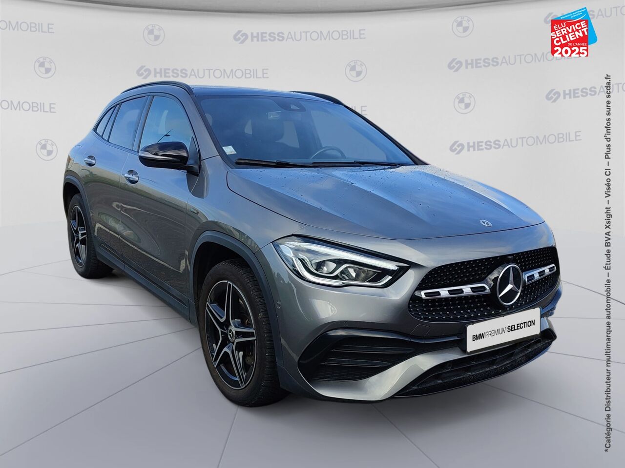 Véhicule d'occasion MERCEDES-BENZ GLA 250 E 160+102CH AMG LINE 8G-DCT GPS CAMERA SIEGES CHAUFF chez Renault Sélestat
