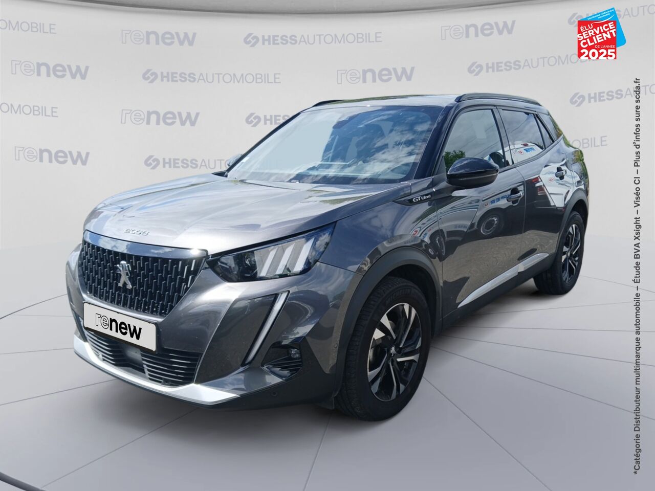 Véhicule d'occasion PEUGEOT 2008 1.2 PURETECH 130CH SS GT LINE 7CV chez Hyundai Reims
