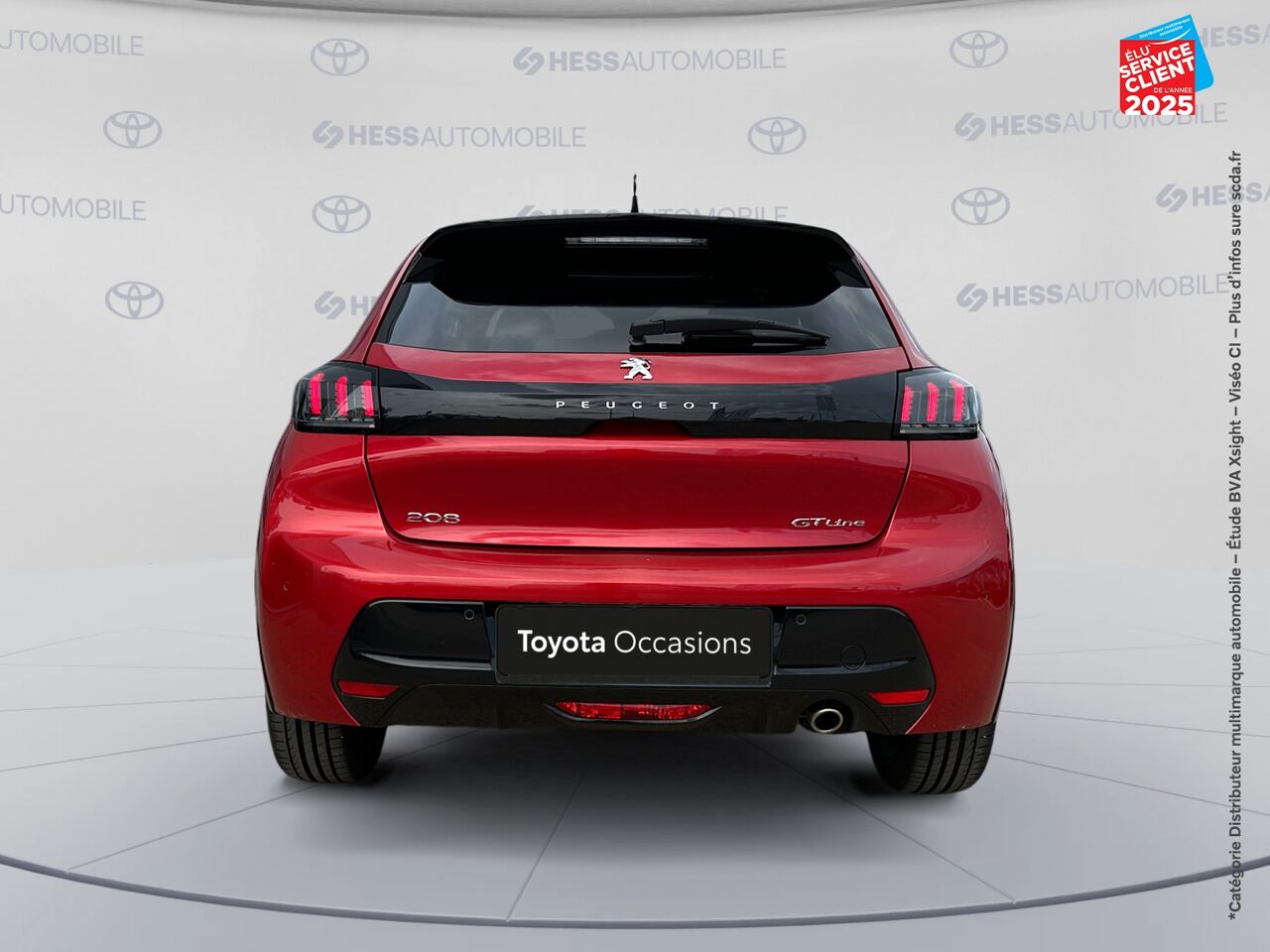 Véhicule d'occasion PEUGEOT 208 1.2 PURETECH 100CH SS GT LINE chez Toyota Bar le Duc